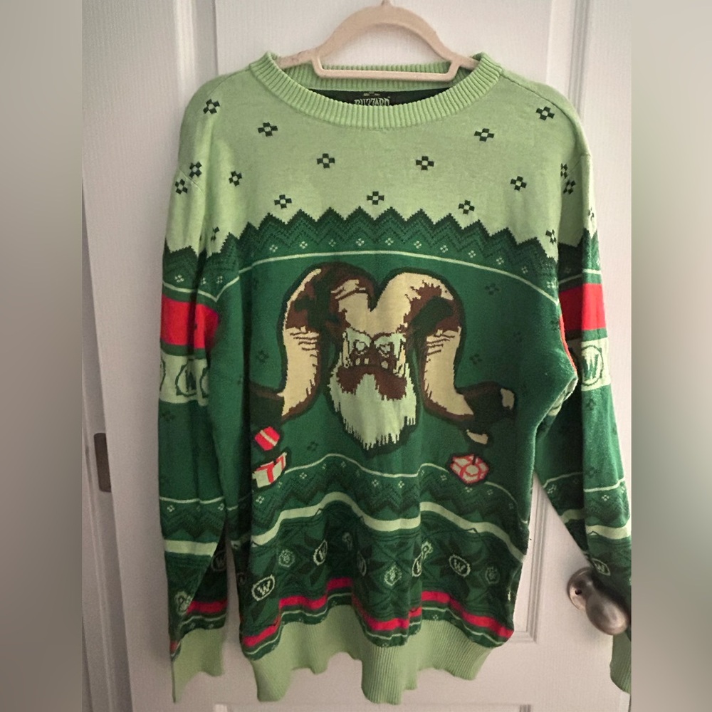 Warcraft Greench Ugly Sweater